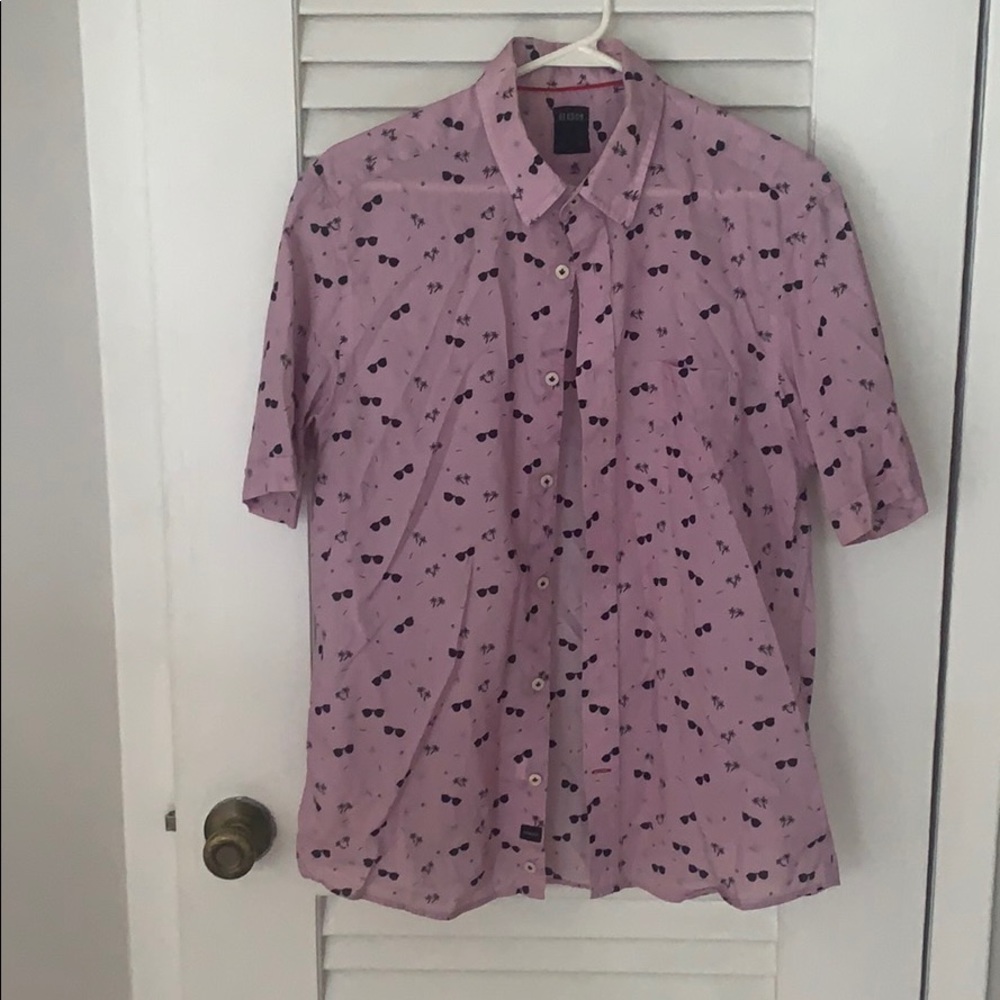 Benson Pink Sunglasses/Palm tree shirt